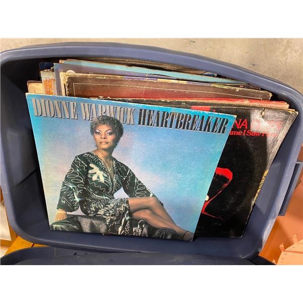 BOX LOT OF ASSORTED RECORDS