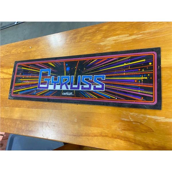 GYRUSS PLASTIC SIGN