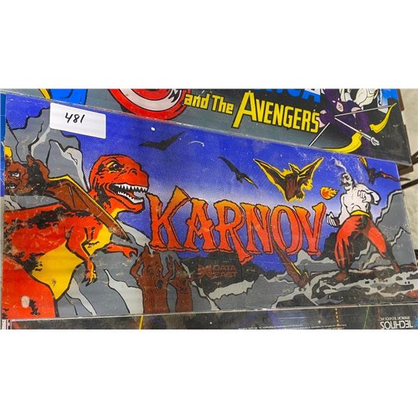 KARNOV PLASTIC SIGN