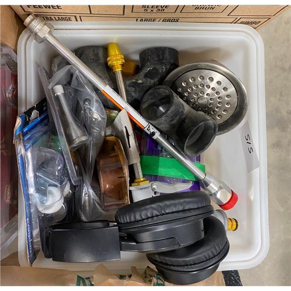 BOX LOT OF ASSORTED SUPPLIES
