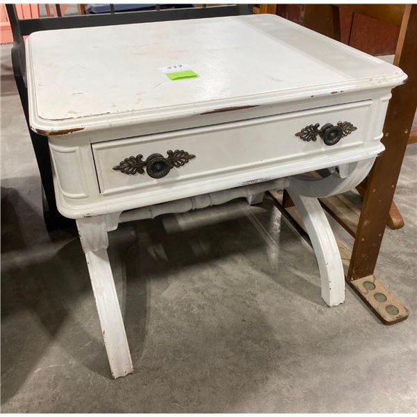 23 X 26 INCH END STAND - HAS A FEW DINGS