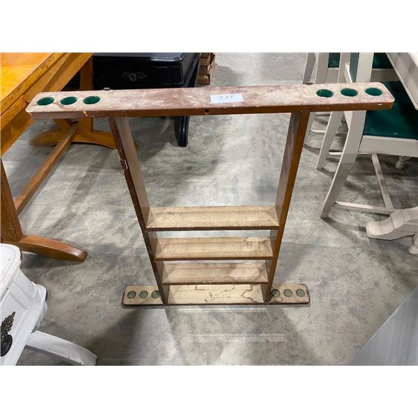 POOL CUE RACK