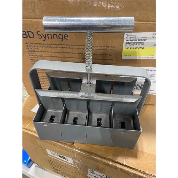 SOIL BLOCK FORMER TOOL (FOR STARTING SEEDS)