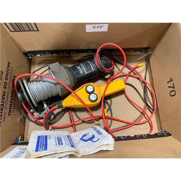 2000 LBS WINCH WITH CONTROLLER - WORKS