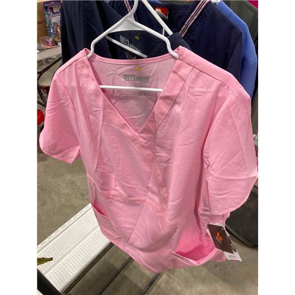 SIZE 2XL GREYS ANATOMY SCRUB TOP
