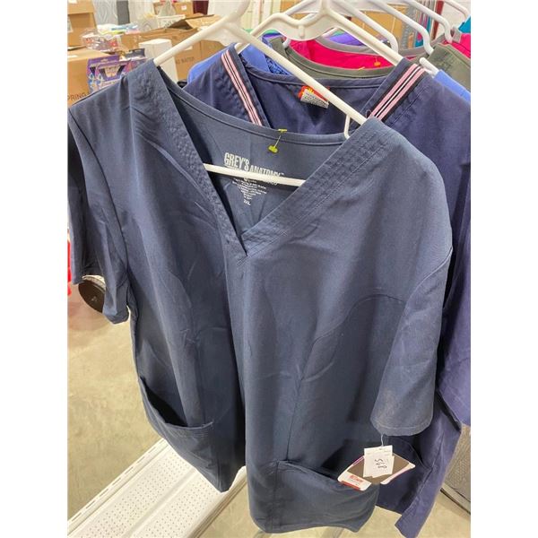 SIZE 2XL GREYS ANATOMY SCRUB TOP