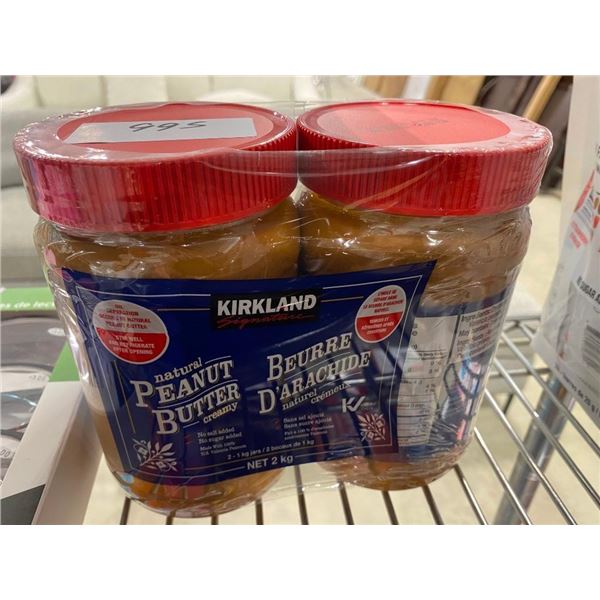 2 JARS OF CREAMY PEANUT BUTTER