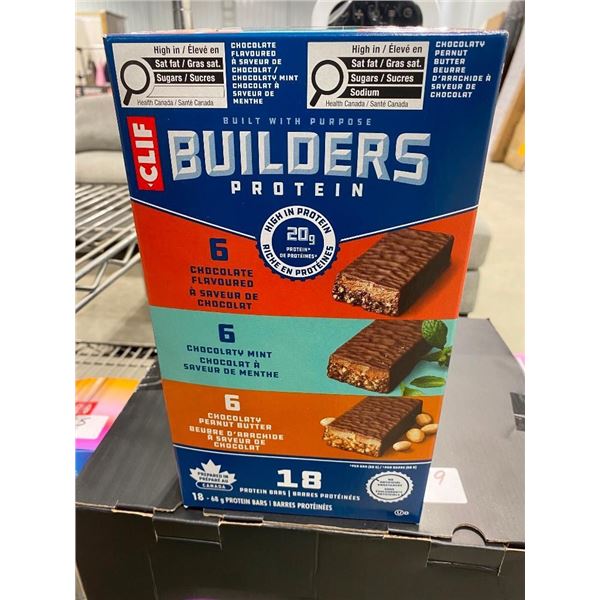 18 CLIFF PROTEIN BARS