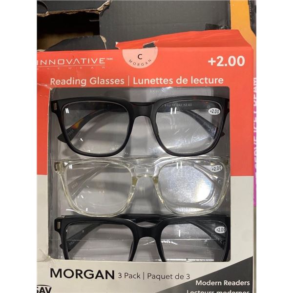 3-PACK OF READING GLASSES
