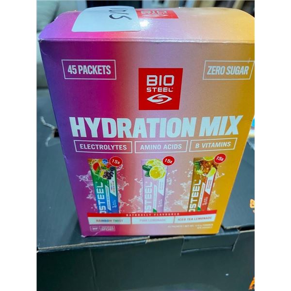 APPROX. 40 BIOSTEEL HYDRATION DRINK MIXES
