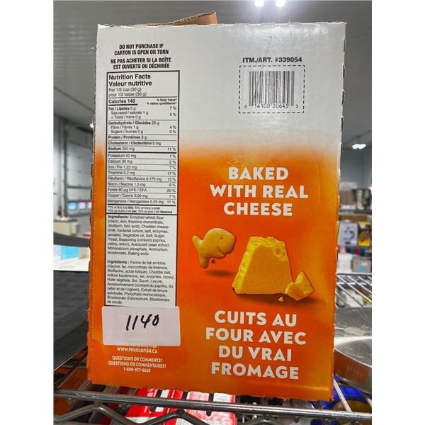 1.64 KG OF CHEDDAR GOLD FISH