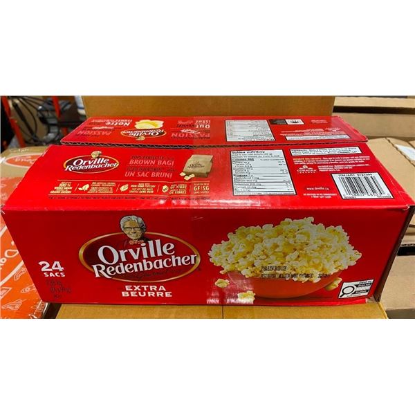 24 PACKS OF EXTRA BUTTER POPCORN