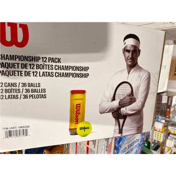 36 WILSON TENNIS BALLS