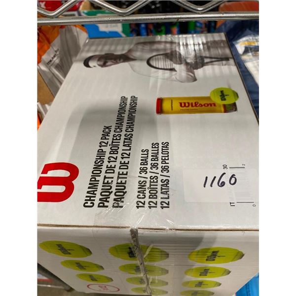 36 WILSON TENNIS BALLS