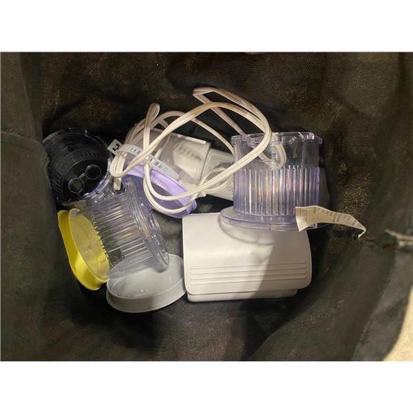 CUISINART SMALL ICE CREAM MAKER - USED - LOOKS TO BE ALL THERE BUT NO GUARANTEE