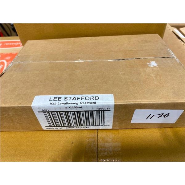 6 TINS OF LEE STRAFFORD HAIR LENGTHENING TREATMENT