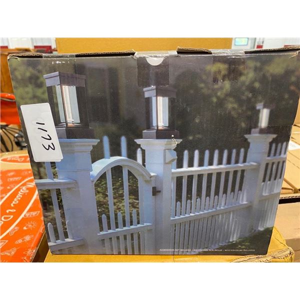 SET OF 4 SOLAR POST ACCENT LIGHTS
