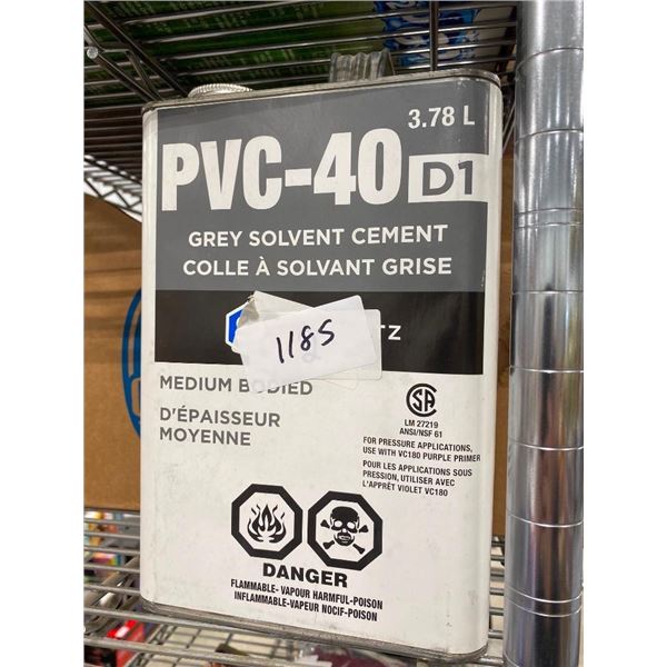 3.78L OF GREY SOLVENT CEMENT