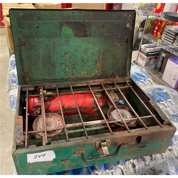 SMALL TWO BURNER CAMP STOVE