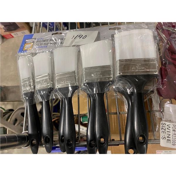 10 PC PAINT BRUSH SET