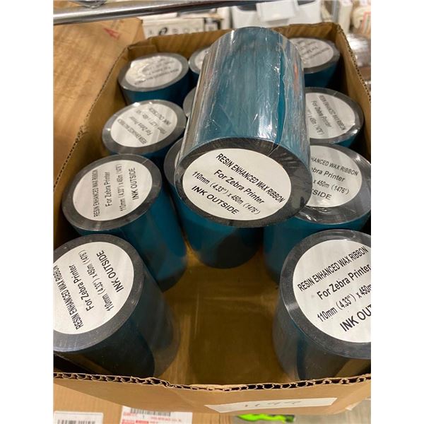 12 ENHANCED WAX RIBBON ROLLS
