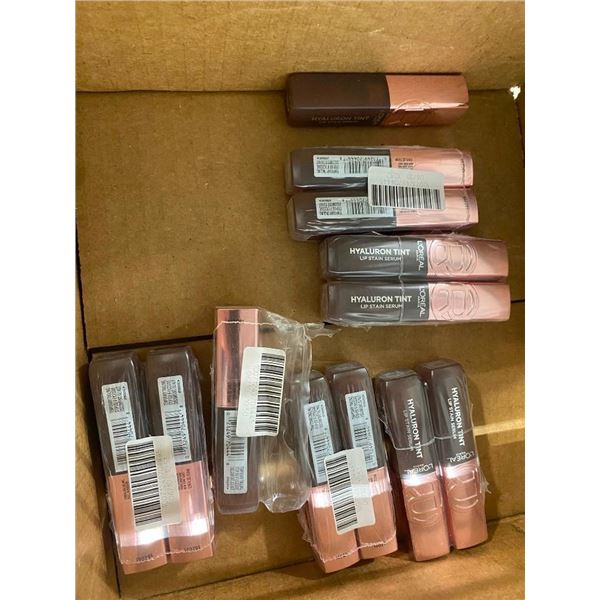 BOX OF APPROX. 12 LOREAL LIP STICK - HYALURON TINT