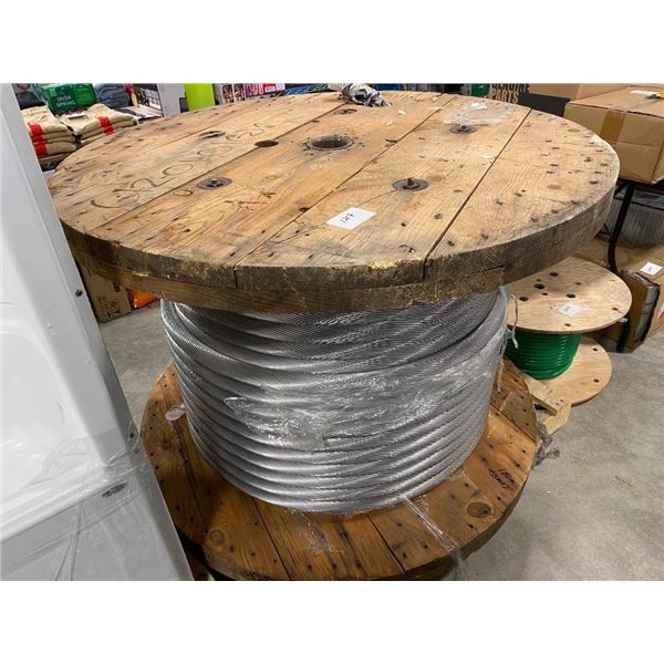 APPROX. 200FT OF ALUMINUM CABLE - ROUGHLY 2IN THICK