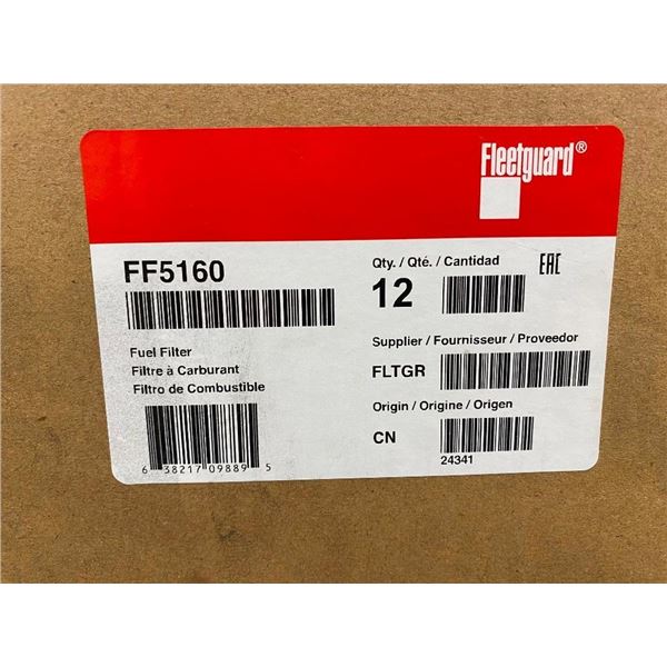12 FLEETGUARD FUEL FILTERS - PART NUMBER IN PICTURE
