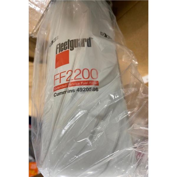 6 FLEETGUARD CUMMINS FUEL FILTERS - PART NUMBER IN PICTURE