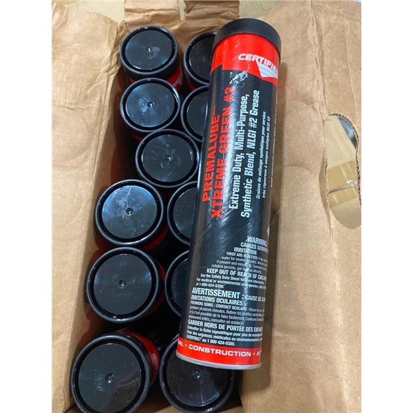 12 TUBES OF PERMALUBE XTREME GREEN GREASE