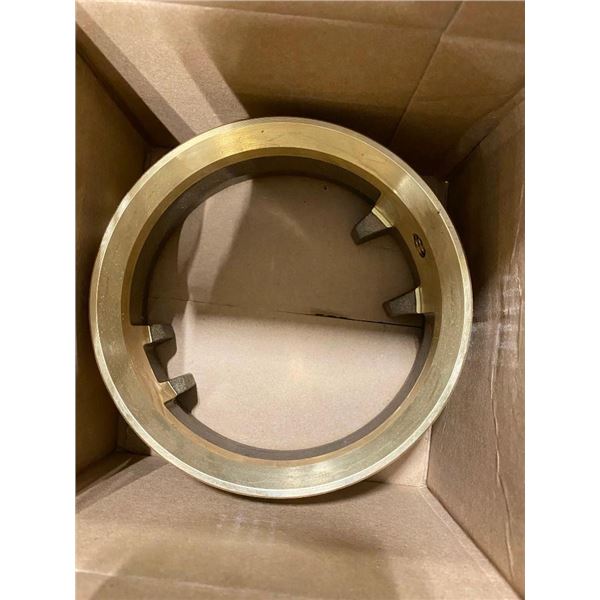 SOME SORT OF 6IN BRASS THREADED ADAPTER