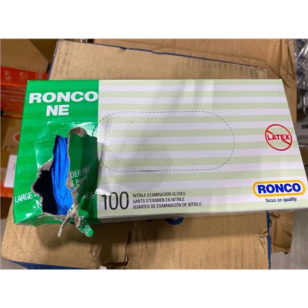 APPROX. 1000 SIZE L BLUE MEDICAL GLOVES