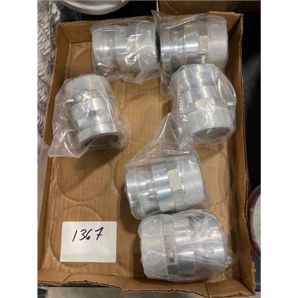 5 OF 2IN THREAD TO 2IN CAMLOCK CONNECTORS