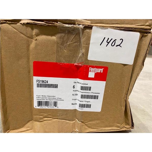 6 FLEETGUARD FUEL / WATER SEPARATOR FILTERS - PART NUMBER IN PICTURE