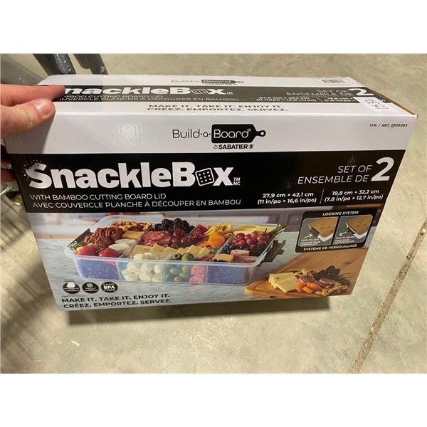 SET OF 2 SNACK BOXES
