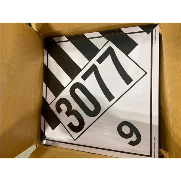 APPROX. 100 OF 3077 WARNING SIGNS FOR TRANSPORTATION