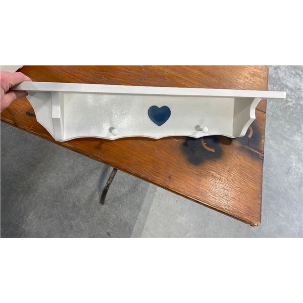30IN WOODEN WALL SHELF