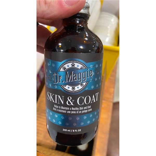 5 BOTTLES OF DR MAGGIES SKIN AND COAT FOR DOGS - HELPS KEEP THEIR FUR SHINE AND STAY HEALTHY