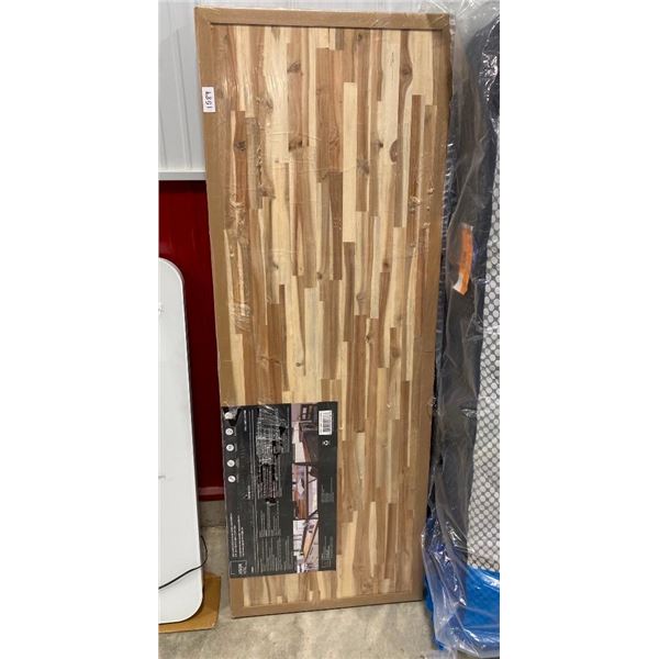 6FT X 25.5IN X 1.5IN SOLID BUTCHER BLOCK COUNTERTOP
