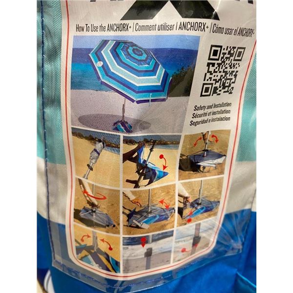 FOLDABLE BEACH UMBRELLA WITH BAG