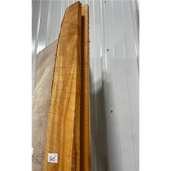 8FT X 7IN X 1IN AND 8FT X 6IN X 1IN PIECES OF BLACK CHERRY BOARDS