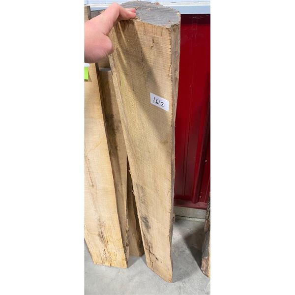 4IN THICK PIECE OF HARDWOOD - MANTLE LOG - 57IN LONG - WOULD MAKE NICE MANTLE