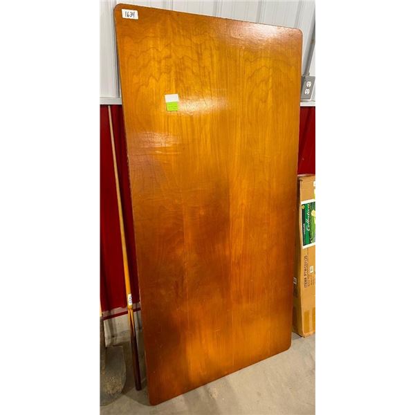 6FT WOODEN FOLDING TABLE