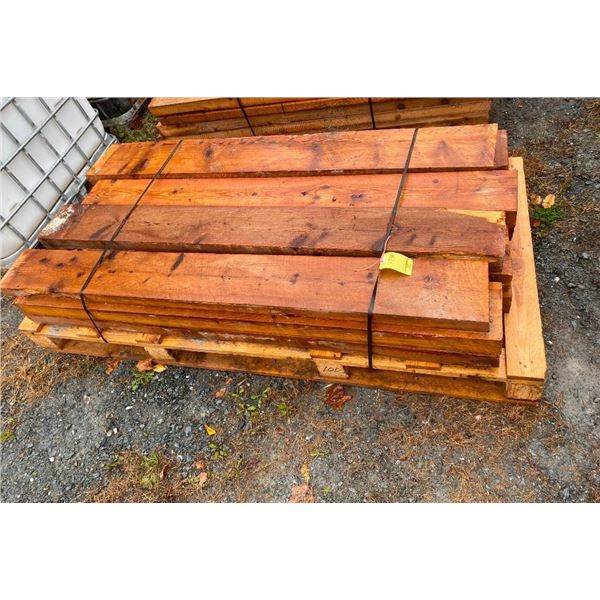 BUNDLE OF 70IN LUMBER- 8IN WIDE- 3IN THICK