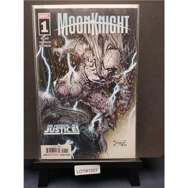Moon Knight #1 (2021) (KEY) 1st App. Dr. Badr and Cameo as Hunter's moon