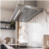 Image 2 : BNIB - Falmec 30" NRS Vulcano Evo Wall Hood, RV: $3,290, Halogen Lights, 600 CFM, 4-Speed Control, 4