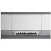 Image 1 : BNIB - Falmec 46" Massimo Pro XL Insert Range Hood, RV: $2,530, Stainless Steel, 1000 CFM, - Model F