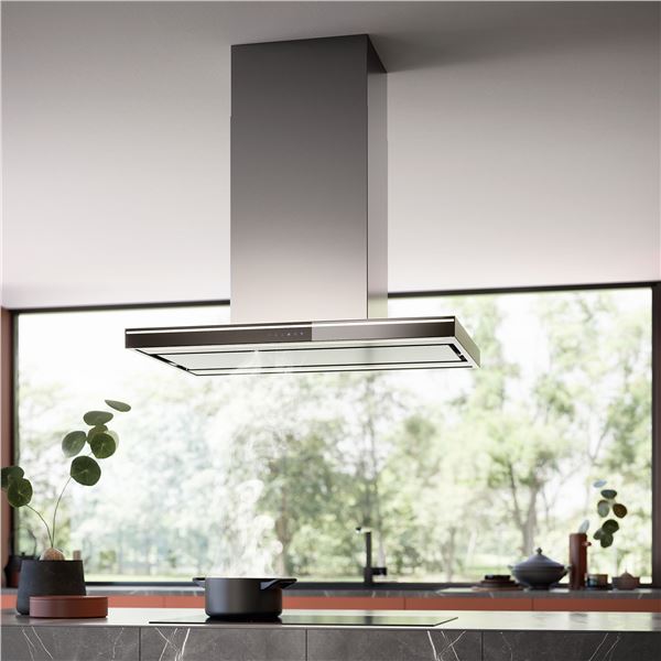 BNIB - Falmec 36" Lumina LED NRS Range Hood, RV: $2,399, Stainless Steel, 500 CFM, NRS technology fo