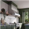 Image 3 : BNIB - Falmec 36" Zeus Pro Range Hood, RV: $2,259, Stainless Steel, 600 CFM, Professional baffle fil