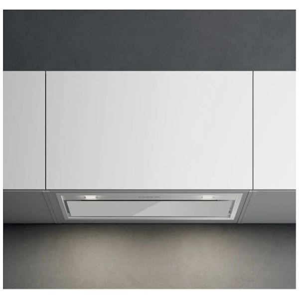 BNIB - Falmec 28" Burano White Glass Designer Insert Hood, RV: $1,199, 4-Speed, 500 CFM, Delayed Shu